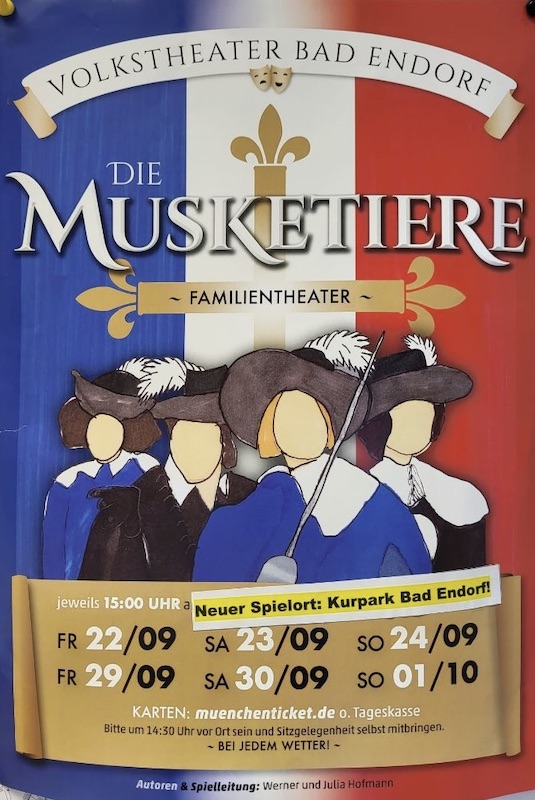 Plakat - Die Musketiere